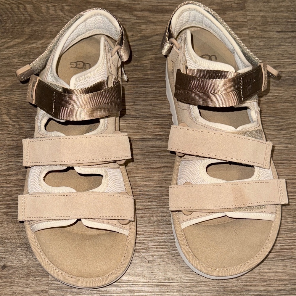 NWOT UGG Goldencoast Multistrap Sandals size - US 10
